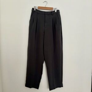 Madewell Pleated Tapered-Leg Pants